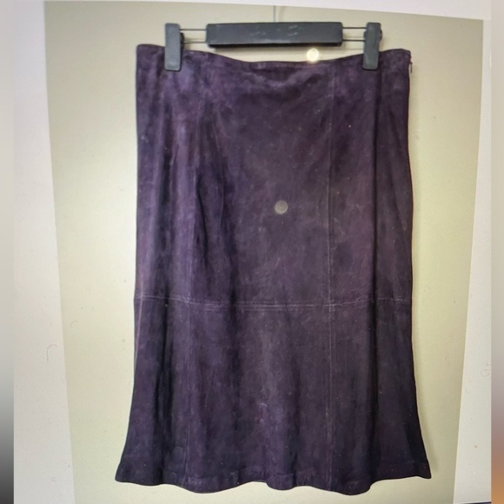 NWT Eileen Fisher Suede Skirt